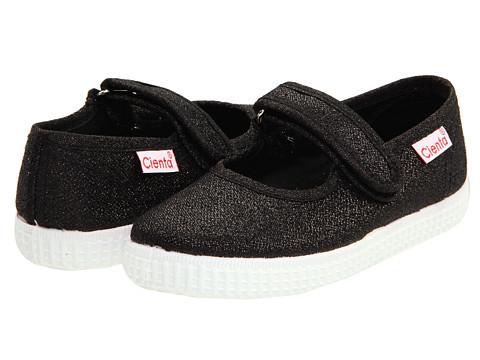 Cienta Mary Jane Black Sparkle – East of Broad