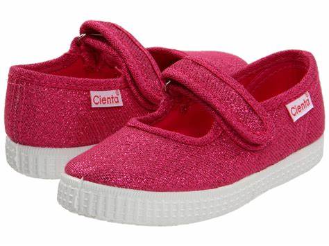 Cienta Mary Jane - Fuchsia Sparkle
