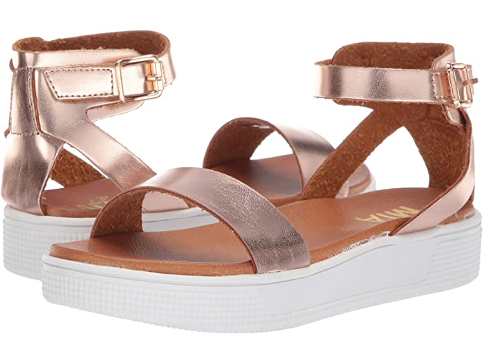 MIA Little Ellen Sandal, Rose Gold – East of Broad