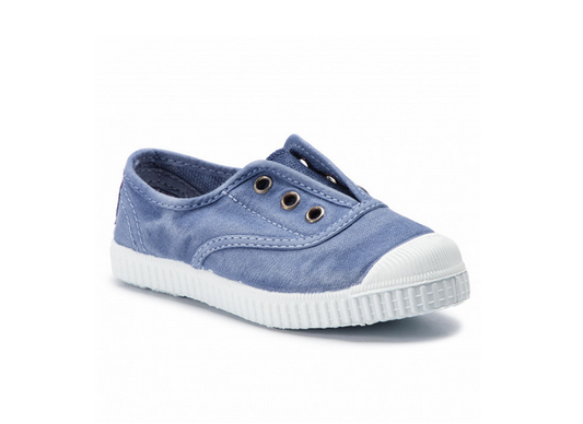 Cienta Sneaker - Distressed Denim