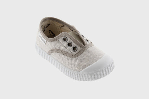 Victoria Classic Sneaker - Beige Sparkle